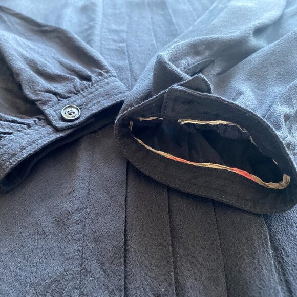 Burberry Brit Crew Neck Three-Quarter Sleeve Blouse, Black, Size S - Picture 5 of 9